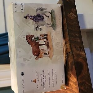 NIB Department 56 "Evening of Horseback Riding" Seasons Bay Series